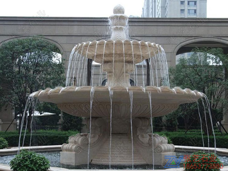 石雕噴泉