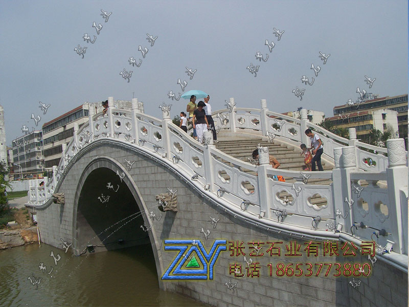 河道石欄桿 