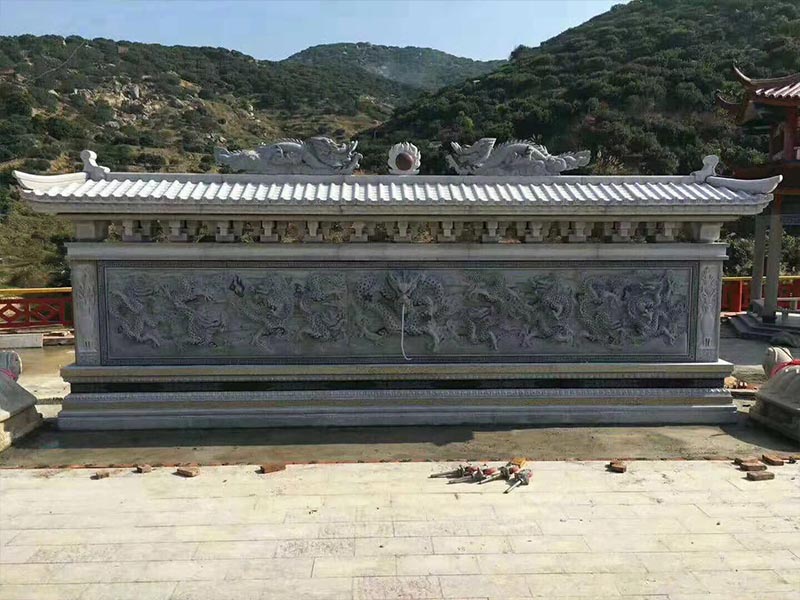 石雕九龍壁 