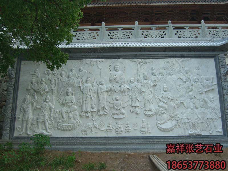 石雕壁畫(huà)廠家-石雕照壁