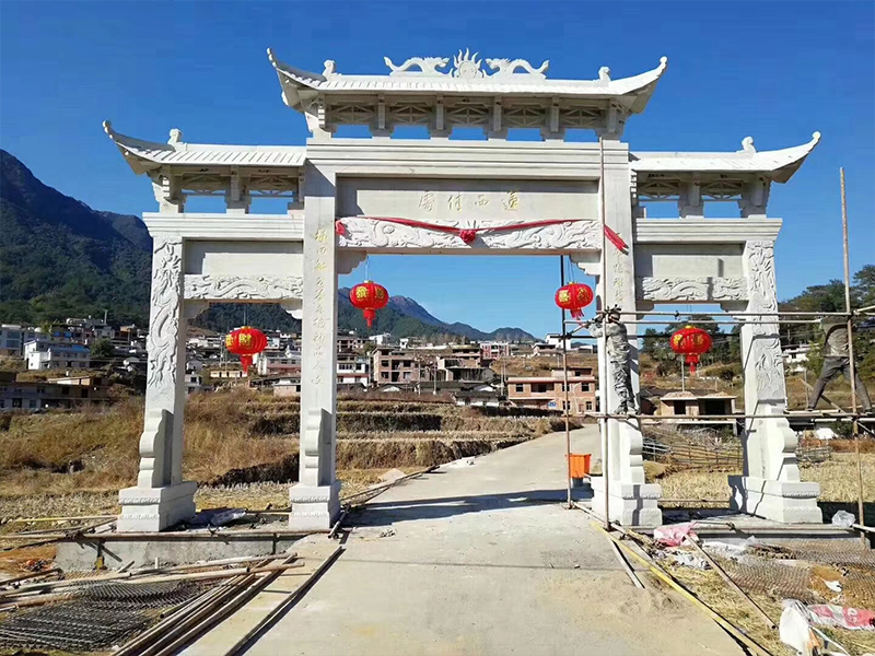 鄉(xiāng)村村口石牌坊