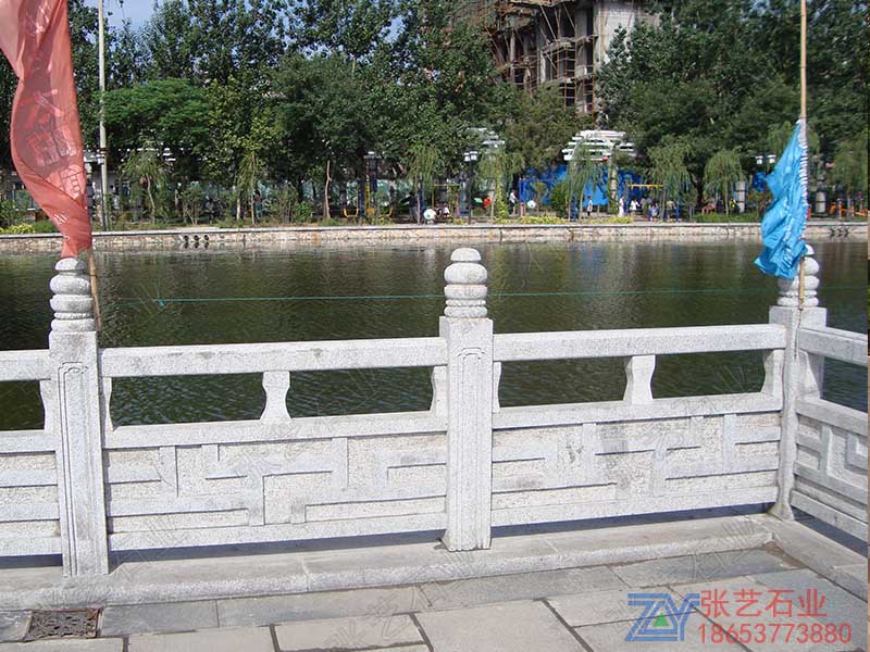 芝麻白石欄桿